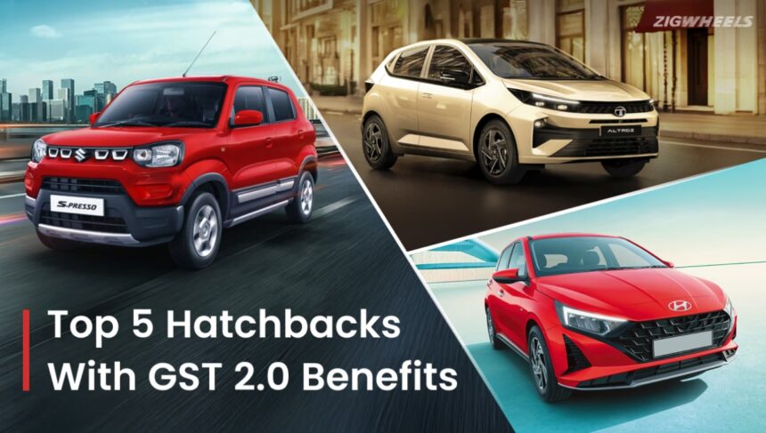 Top 5 Hatchback Cars After GST 2.0: Now Affordable and Feature-Rich