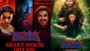 Thamma Advance Booking Soars: Ayushmann Khurrana and Rashmika Mandanna Excite Diwali Moviegoers