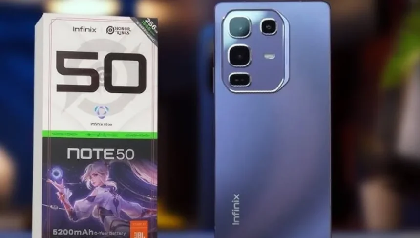 Infinix Note 50 4G: AMOLED Display, 5200mAh Battery and Powerful Performance