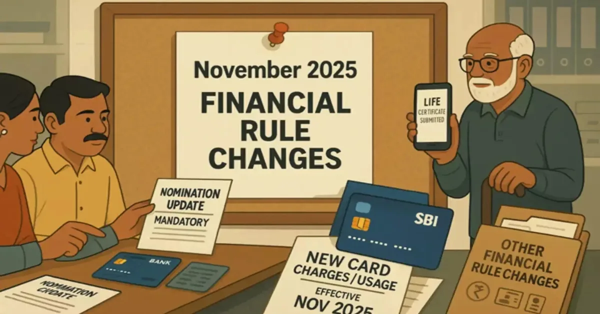 Rule Changes From November 2025: Aadhaar, Bank Nomination, Mutual Fund, LPG Prices Updated