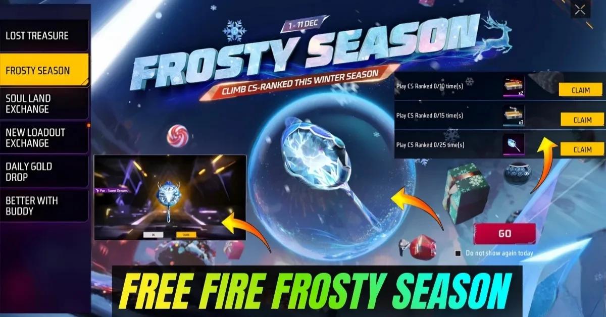 Free Fire Frosty Season Update 2025