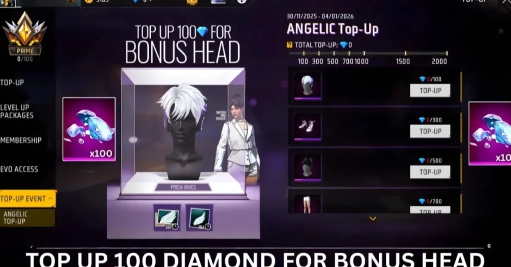 Free Fire Diamond Top Up Discount Offer