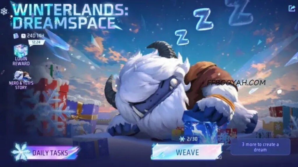 Free Fire Dreamy Yeti Bundle 