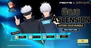 Satoru Gojo Bundle Takes Over Free Fire Max in Jujutsu Kaisen Event