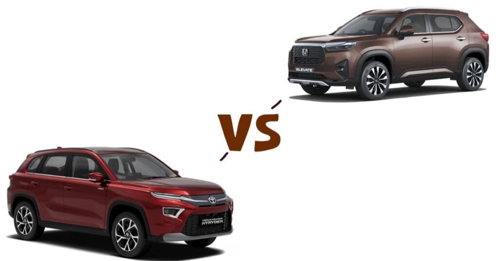 Honda Elevate vs Toyota Hyryder